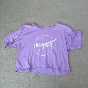 Purple NASA shirt size S